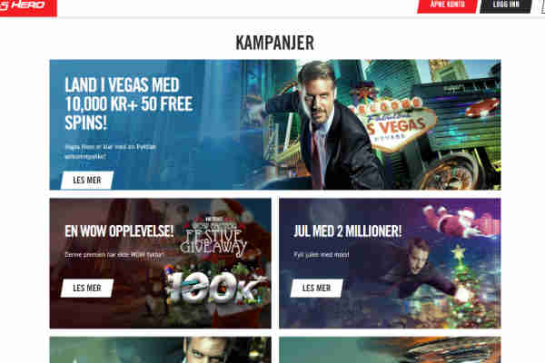 Vegas_Hero_Casino_Kampanjer