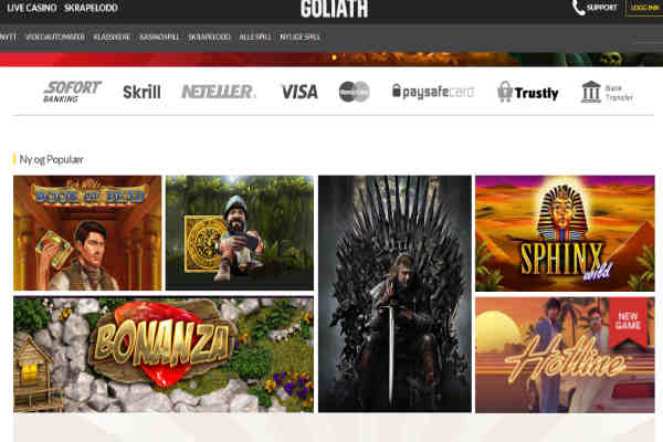 Goliath Casino Spill
